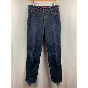 Women's Gloria Vanderbilt Dark Blue Denim Jeans Size 10
